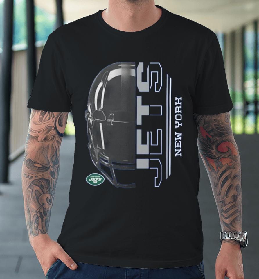 New York Jets Starter Half Helmet Logo 2024 Premium T-Shirt