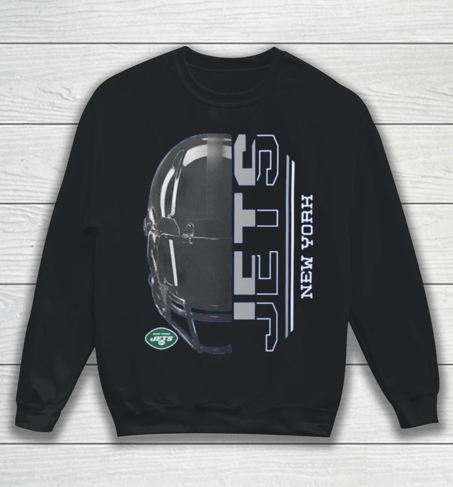 New York Jets Starter Half Helmet Logo 2024 Sweatshirt