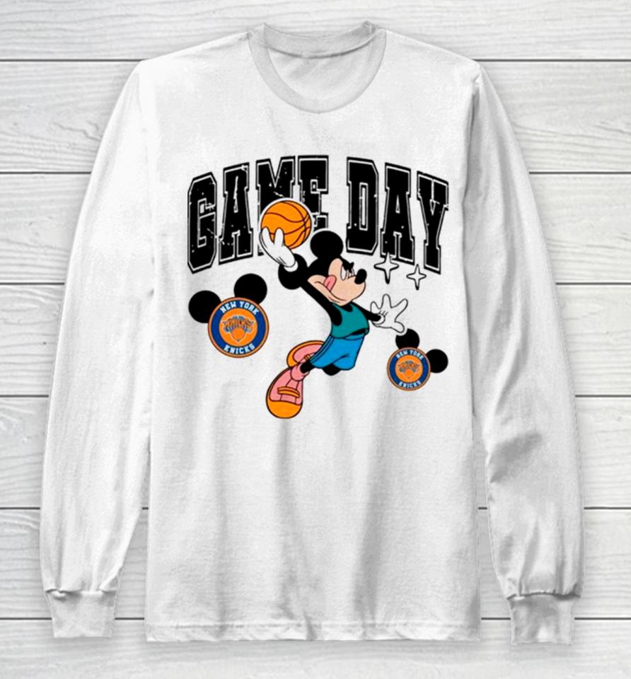 New York Knicks 1946 Basketball Game Day Retro Long Sleeve T-Shirt