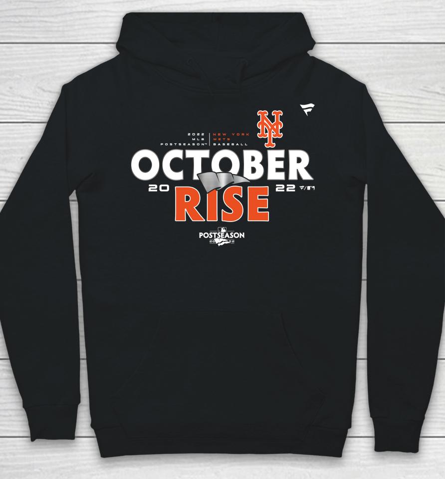 New York Mets Fanatics Branded Youth 2022 Postseason October Rise Hoodie