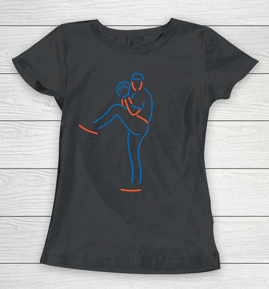 New York Mets Justin Verlander Neon Women T-Shirt