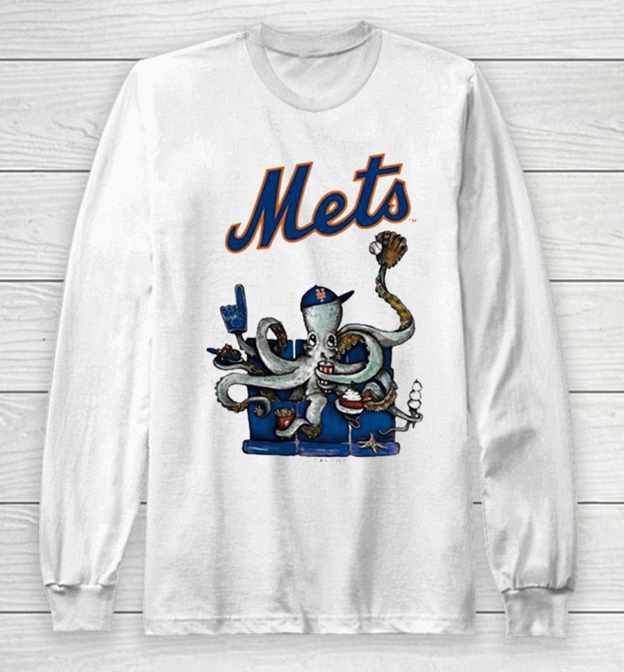 New York Mets Octopus 2024 Long Sleeve T-Shirt