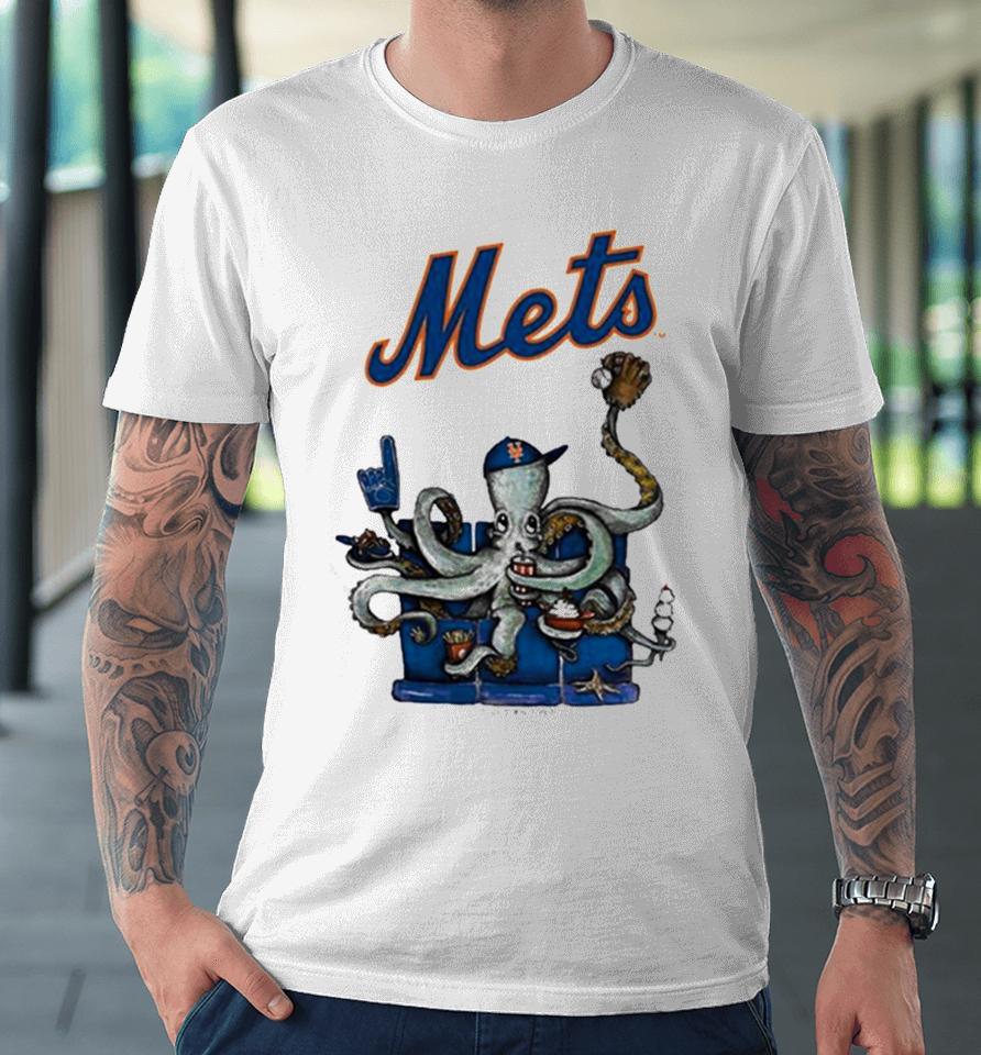 New York Mets Octopus 2024 Premium T-Shirt