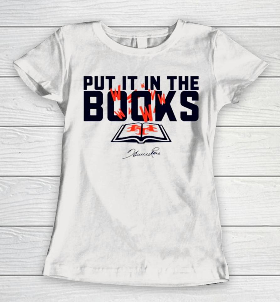 New York Mets Put It In The Books Signature Women T-Shirt
