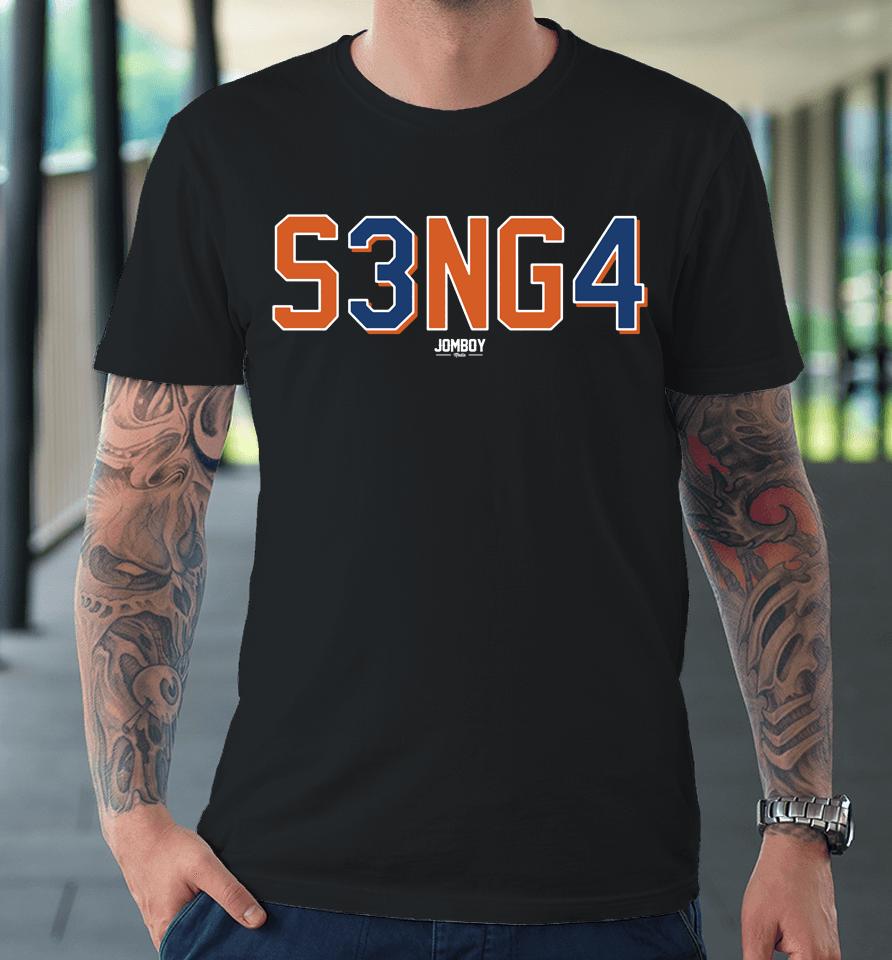 New York Mets Senga 34 Premium T-Shirt