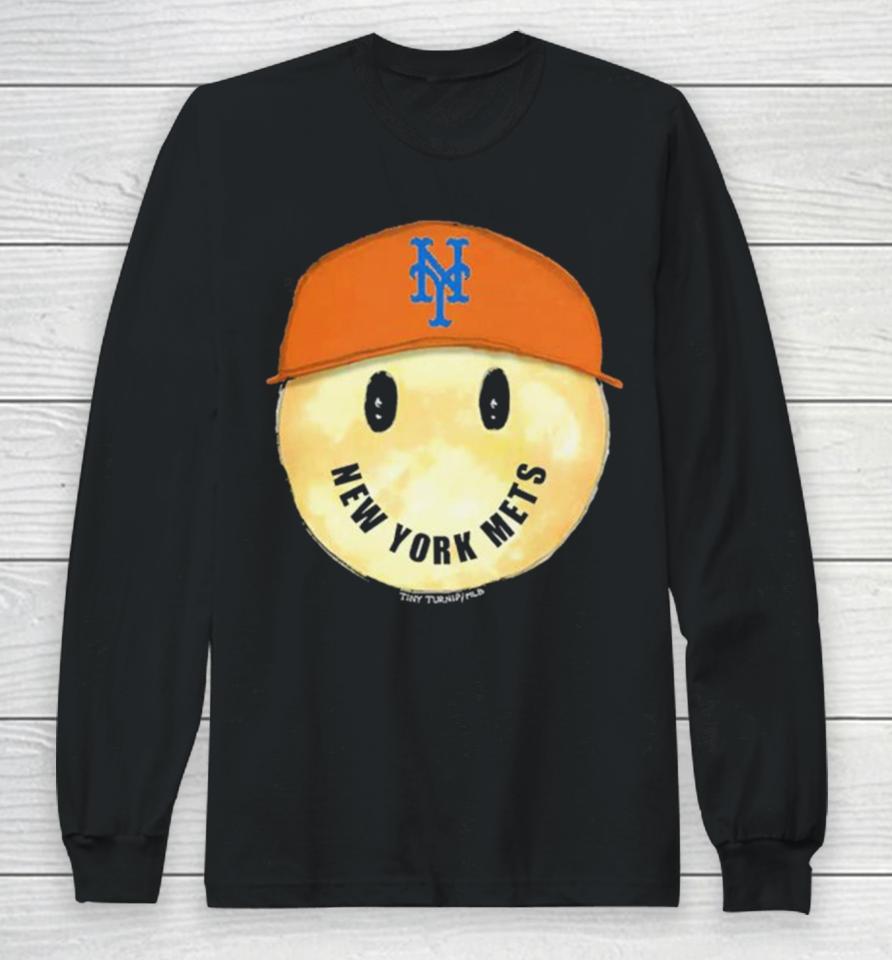 New York Mets Smiley Tee Long Sleeve T-Shirt