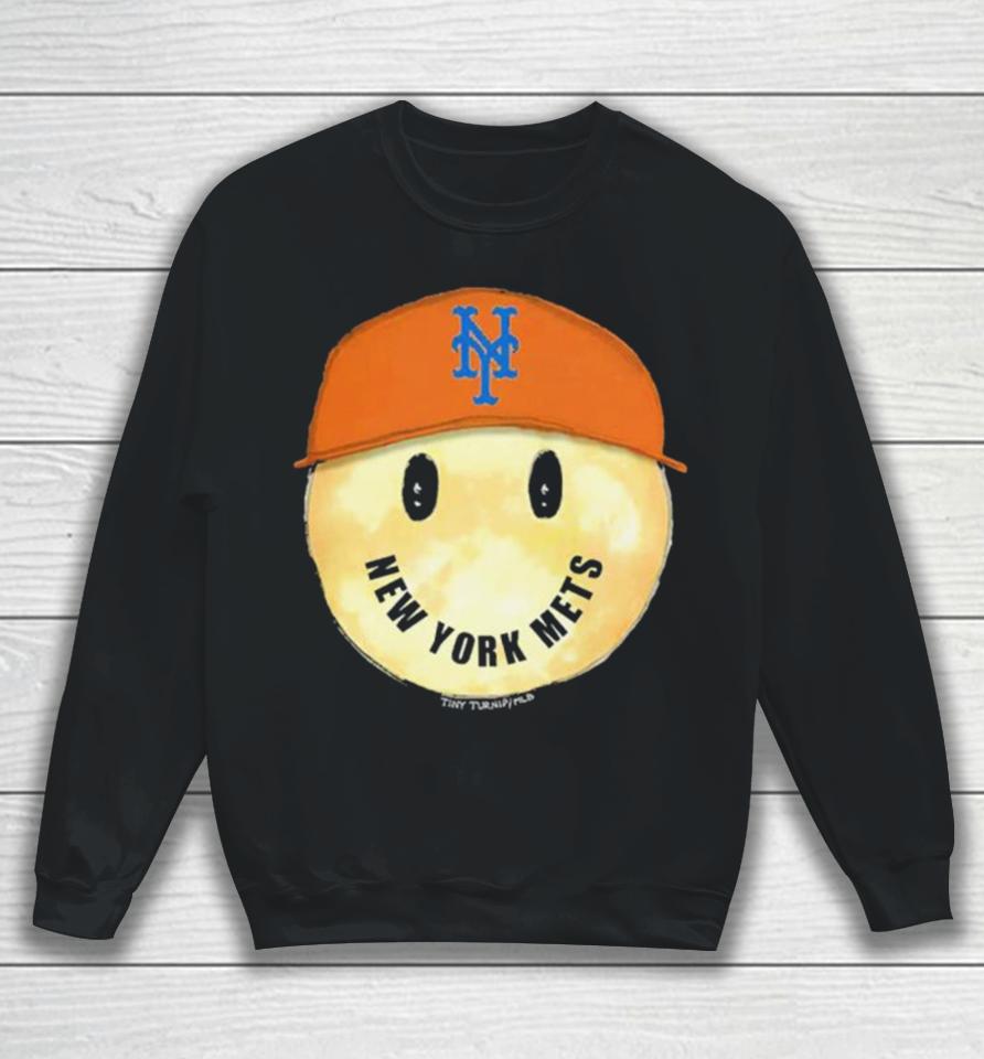 New York Mets Smiley Tee Sweatshirt