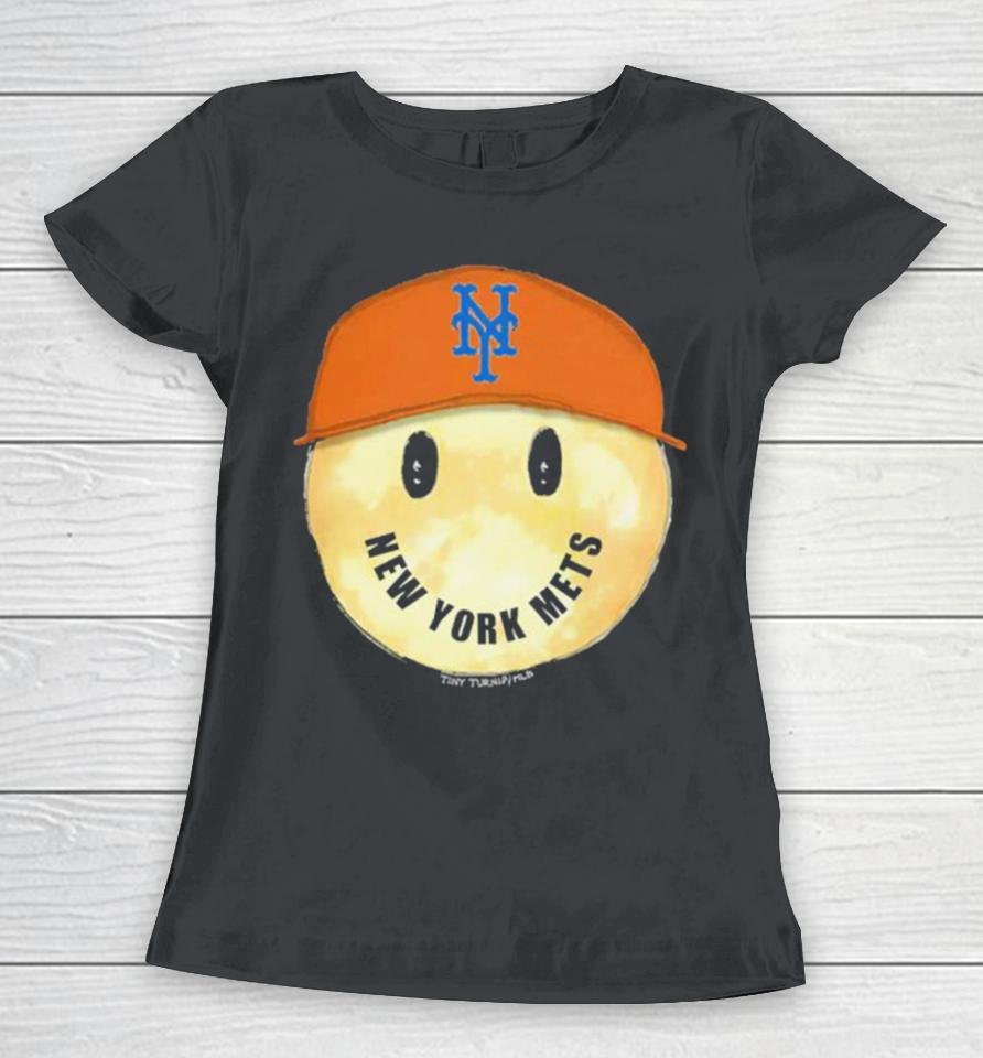 New York Mets Smiley Tee Women T-Shirt