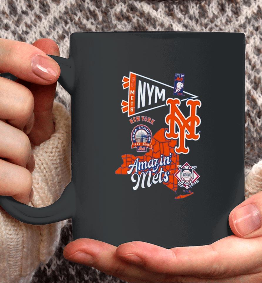 New York Mets Split Zone Amazin’ Mets Coffee Mug