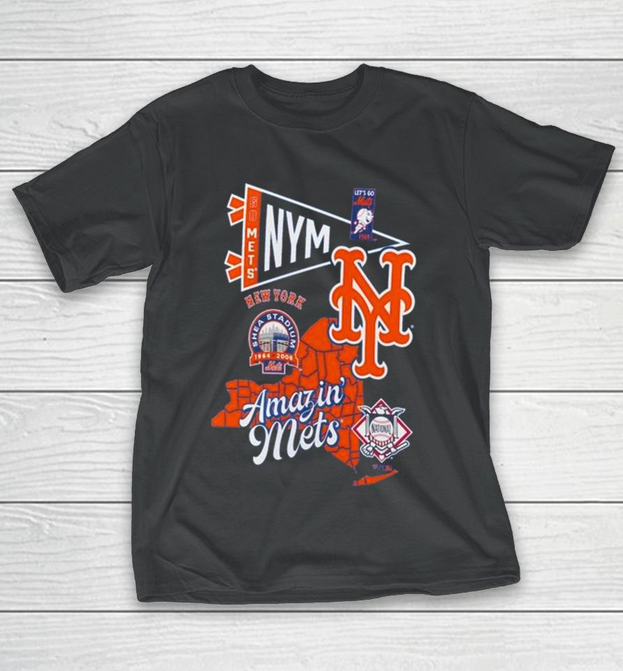 New York Mets Split Zone Amazin’ Mets T-Shirt