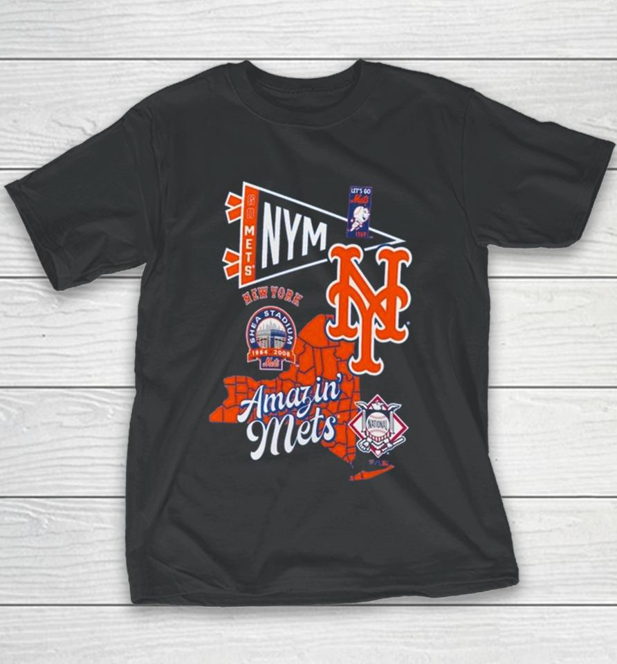New York Mets Split Zone Amazin’ Mets Youth T-Shirt