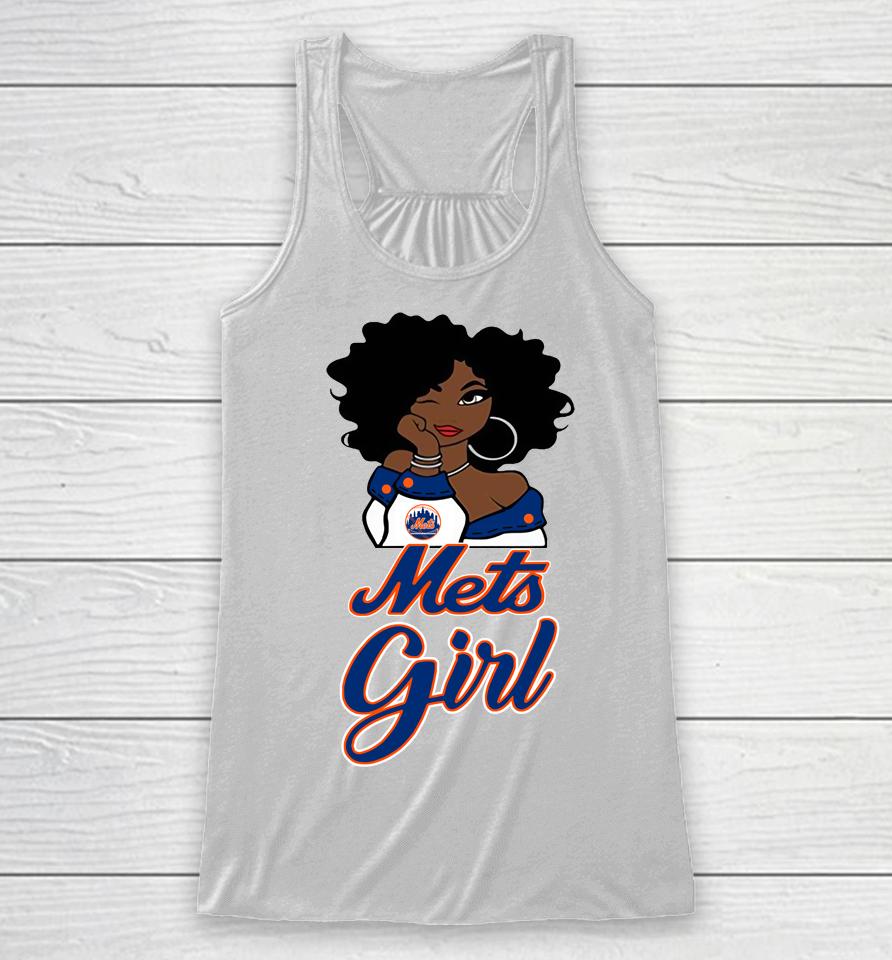 New York Metss Girl Mlb Racerback Tank