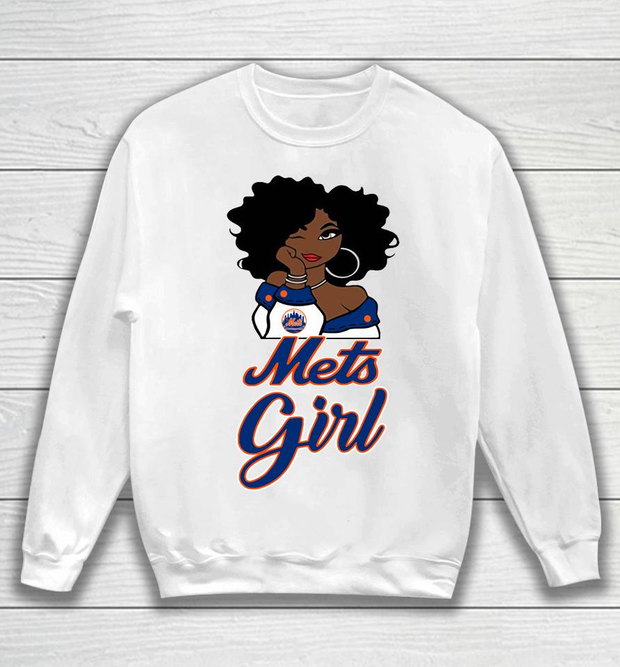 New York Metss Girl Mlb Sweatshirt