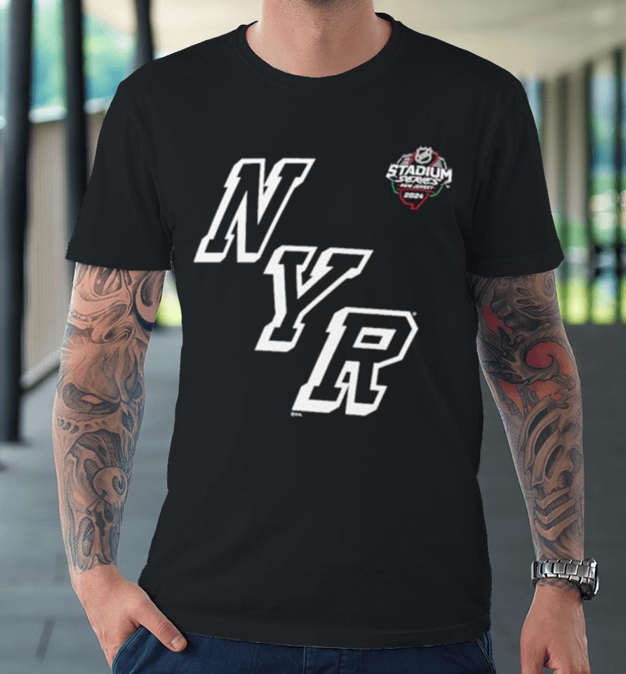 New York Rangers 2024 Nhl Stadium Series Black Premium T-Shirt