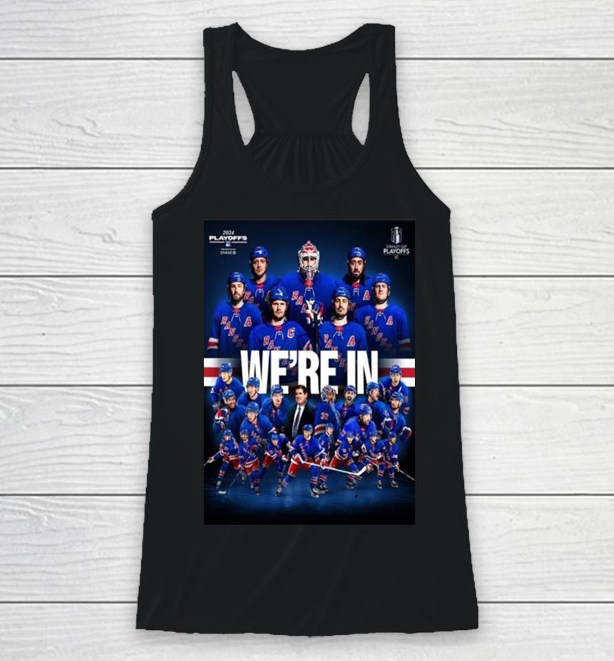 New York Rangers Advanced To The Stanley Cup Nhl Playoffs 2024 Racerback Tank