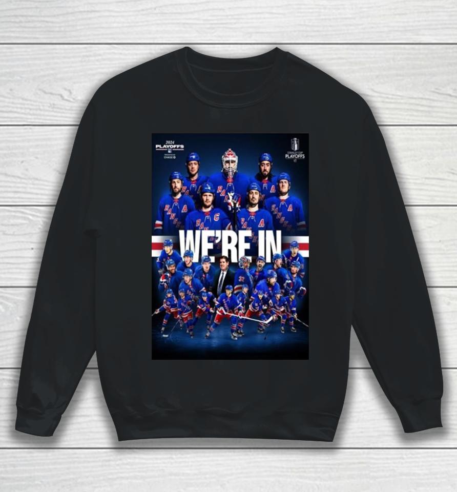 New York Rangers Advanced To The Stanley Cup Nhl Playoffs 2024 Sweatshirt