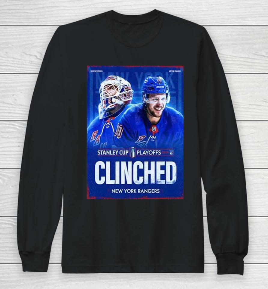 New York Rangers Are Bound For The Stanley Cup Playoffs 2024 Nhl Long Sleeve T-Shirt