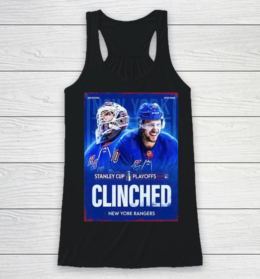 New York Rangers Are Bound For The Stanley Cup Playoffs 2024 Nhl Racerback Tank