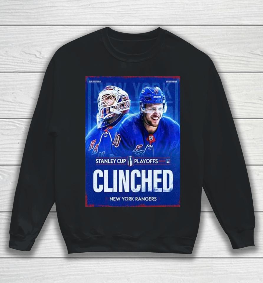 New York Rangers Are Bound For The Stanley Cup Playoffs 2024 Nhl Sweatshirt
