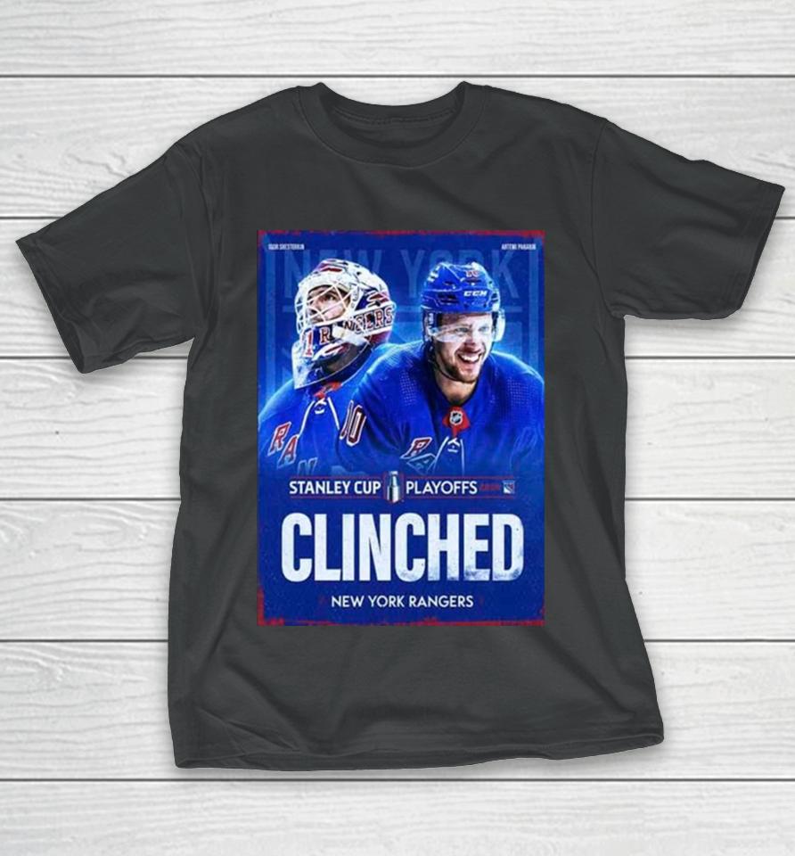New York Rangers Are Bound For The Stanley Cup Playoffs 2024 Nhl T-Shirt