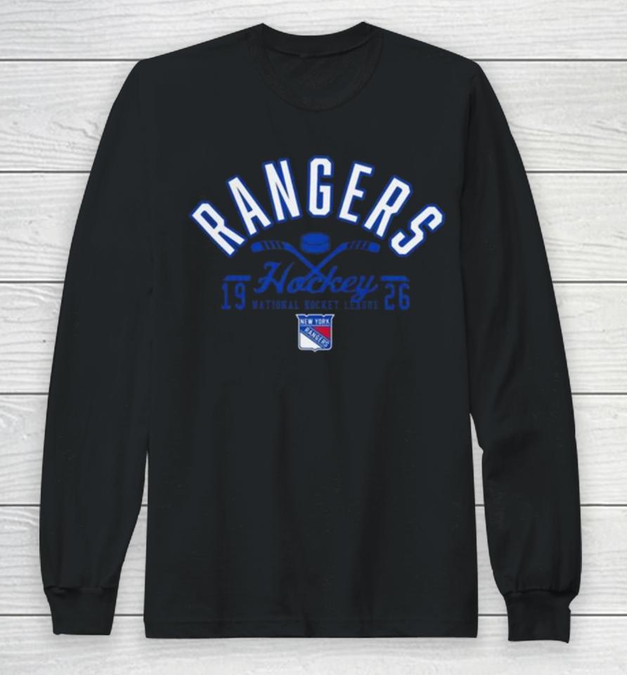 New York Rangers Half Puck National Hockey League 1926 Long Sleeve T-Shirt