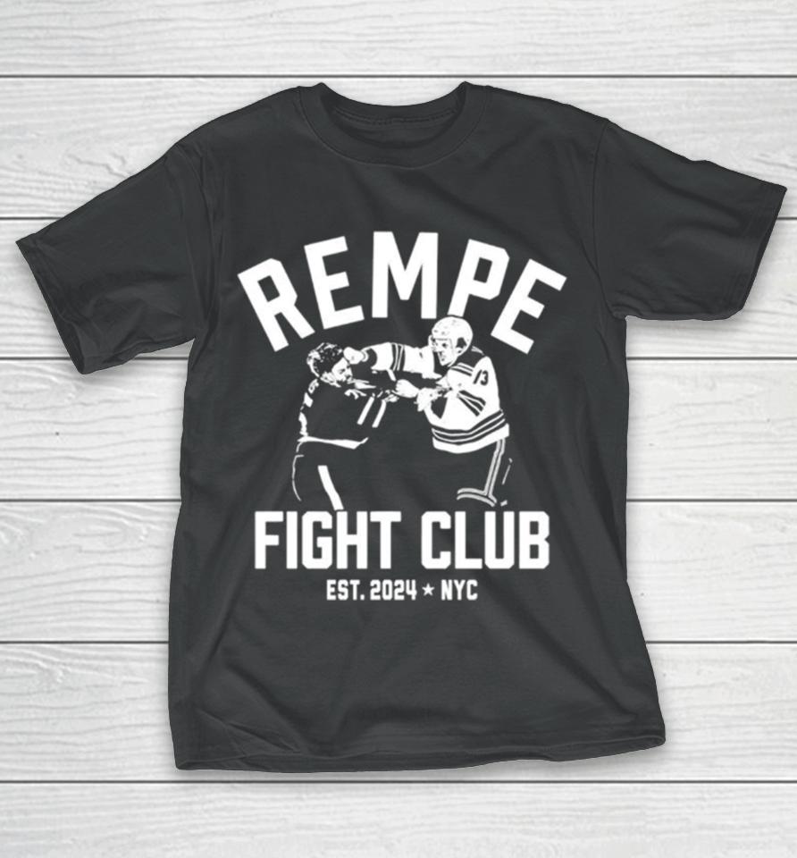 New York Rangers Hockey Rempe Fight Club T-Shirt