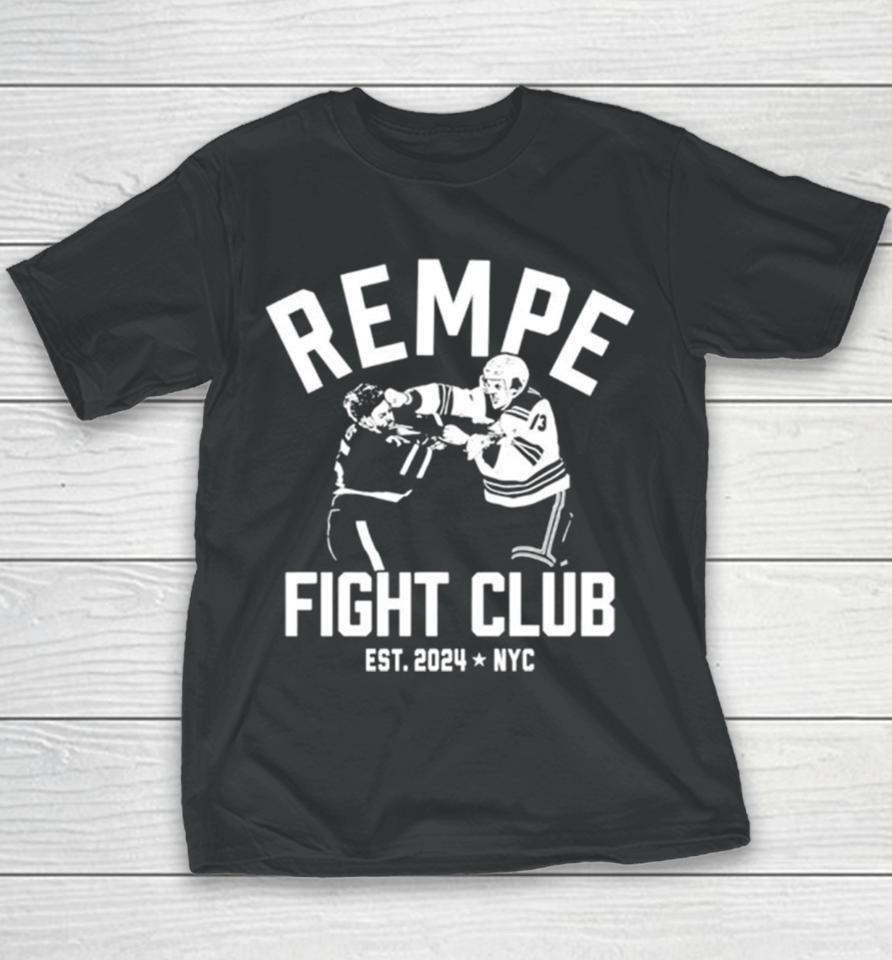 New York Rangers Hockey Rempe Fight Club Youth T-Shirt