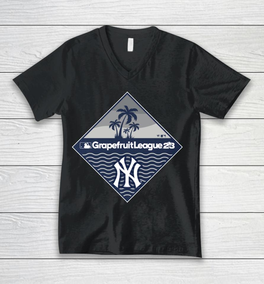 New York Yankees 2023 Mlb Spring Training Diamond Unisex V-Neck T-Shirt
