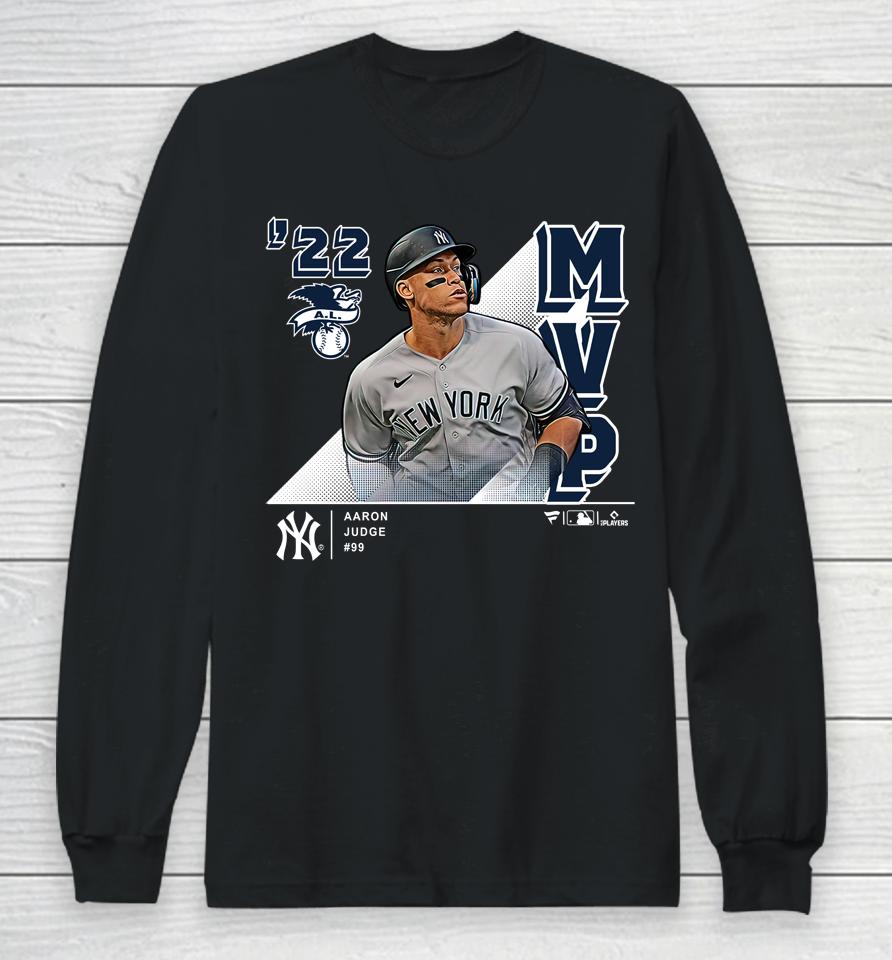 New York Yankees Aaron Judge 2022 Al Mvp Long Sleeve T-Shirt