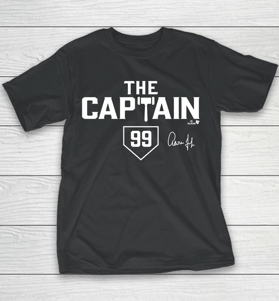 New York Yankees Aaron Judge The Captain Youth T-Shirt