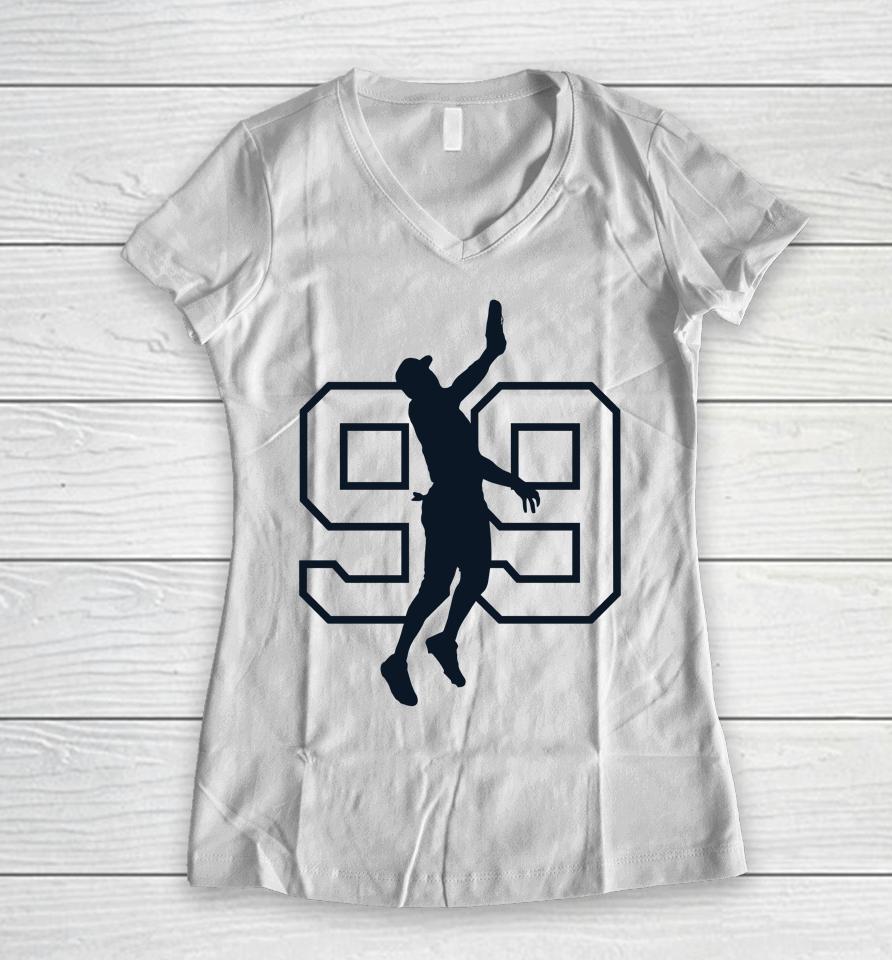 New York Yankees Air Judge 99 Women V-Neck T-Shirt