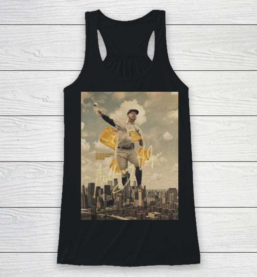 New York Yankees Anthony Volpe Gold Gloves 2023 Racerback Tank