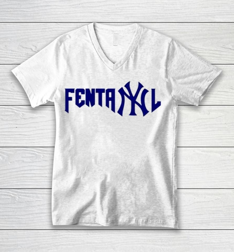New York Yankees Fentanyl Unisex V-Neck T-Shirt