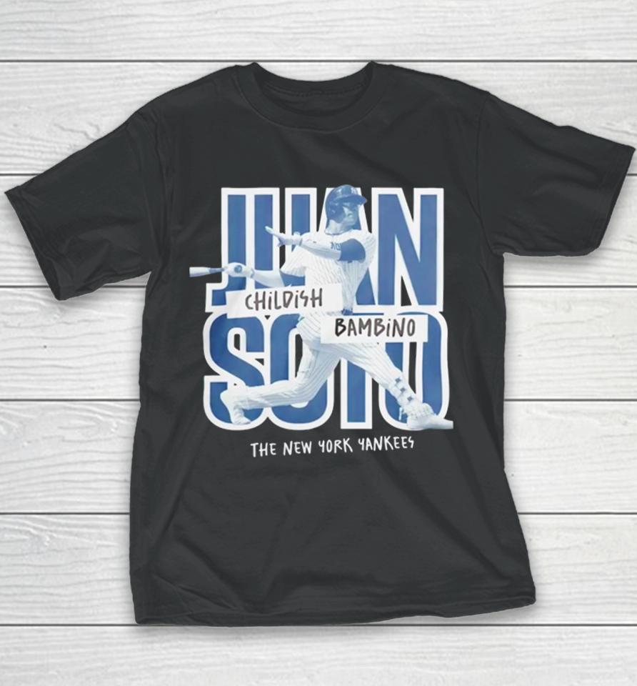 New York Yankees Juan Soto Childish Bambino Youth T-Shirt