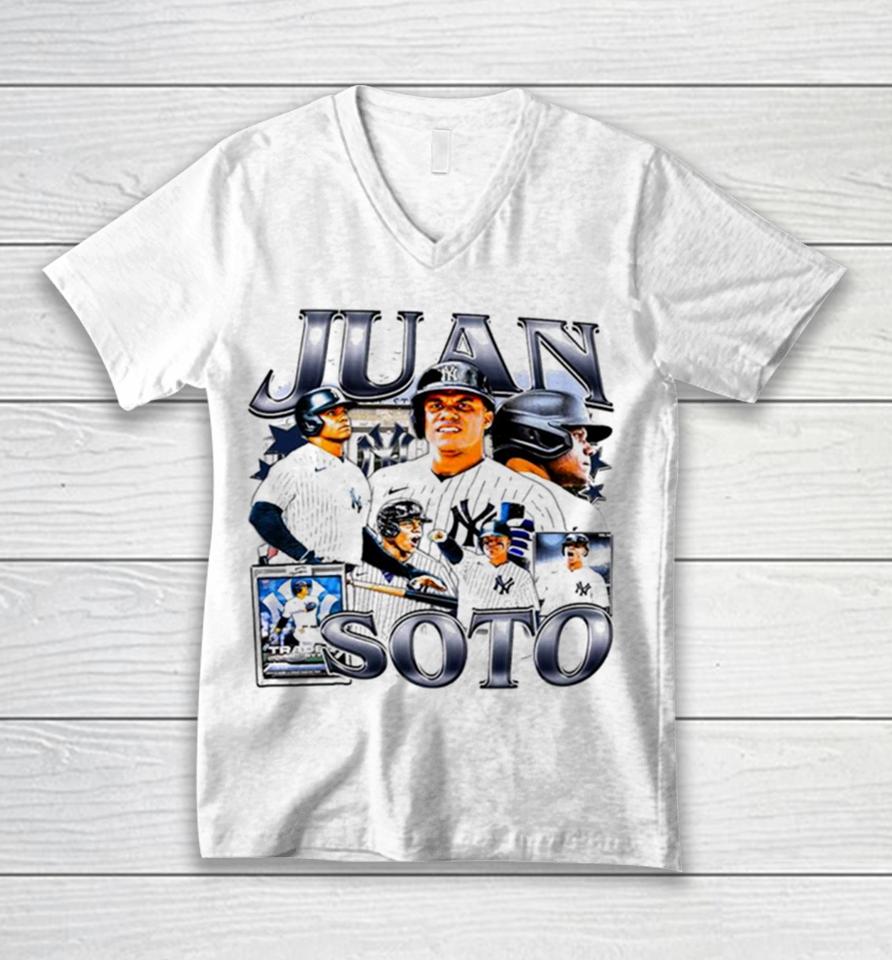 New York Yankees Juan Soto Yankees V2 Unisex V-Neck T-Shirt