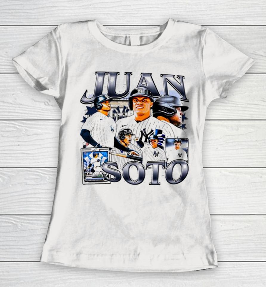 New York Yankees Juan Soto Yankees V2 Women T-Shirt
