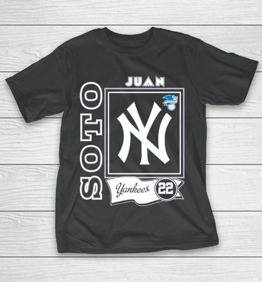 New York Yankees Player Juan Soto 22 Logo T-Shirt
