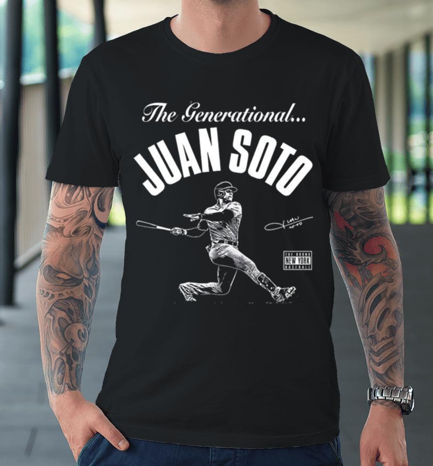 New York Yankees The Generational Juan Soto Signature Premium T-Shirt