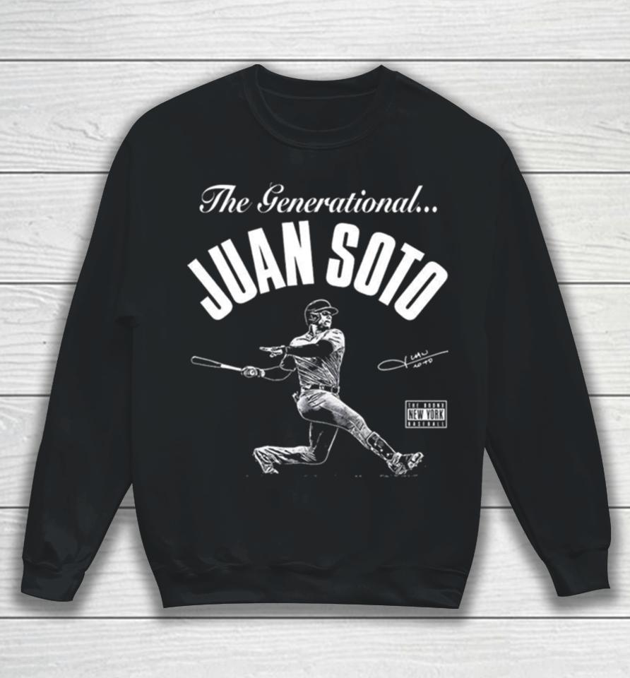 New York Yankees The Generational Juan Soto Signature Sweatshirt