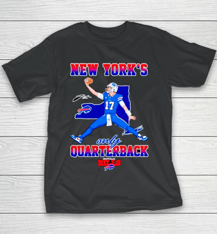 New York’s Only Quarterback Buffalo Bills Youth T-Shirt