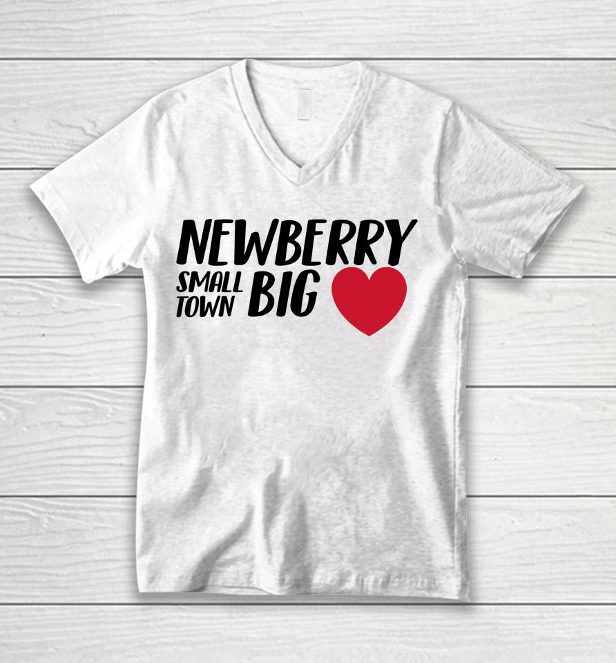 Newberry Small Town Big Unisex V-Neck T-Shirt