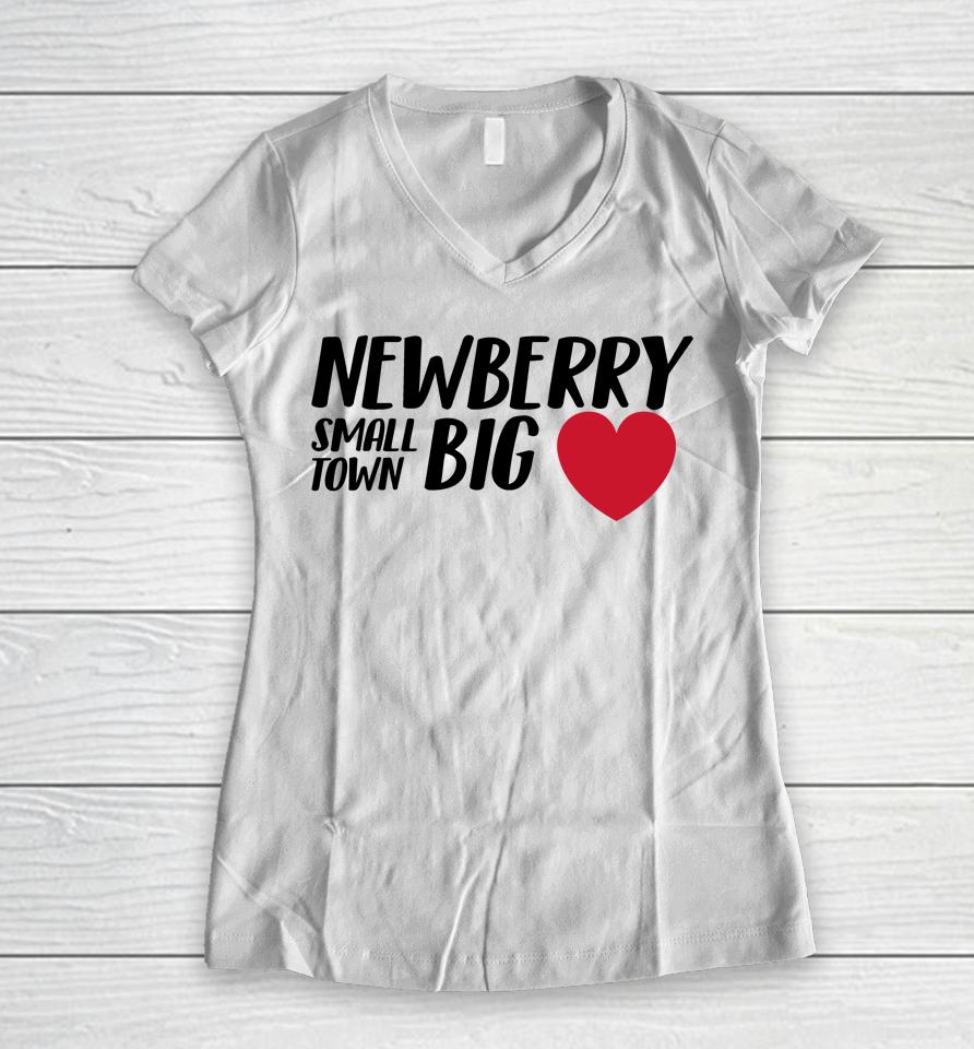 Newberry Small Town Big Women V-Neck T-Shirt