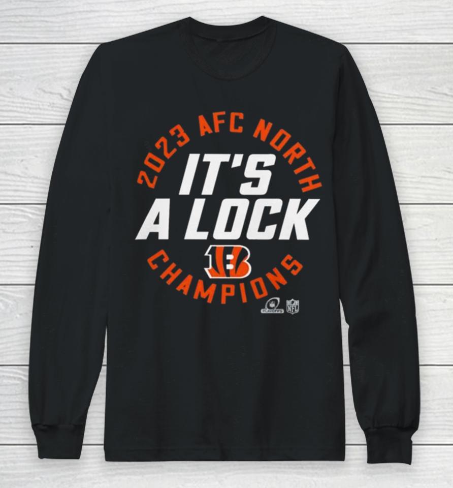 Nfc East Champions 2023 It’s A Lock Cincinnati Bengals Long Sleeve T-Shirt