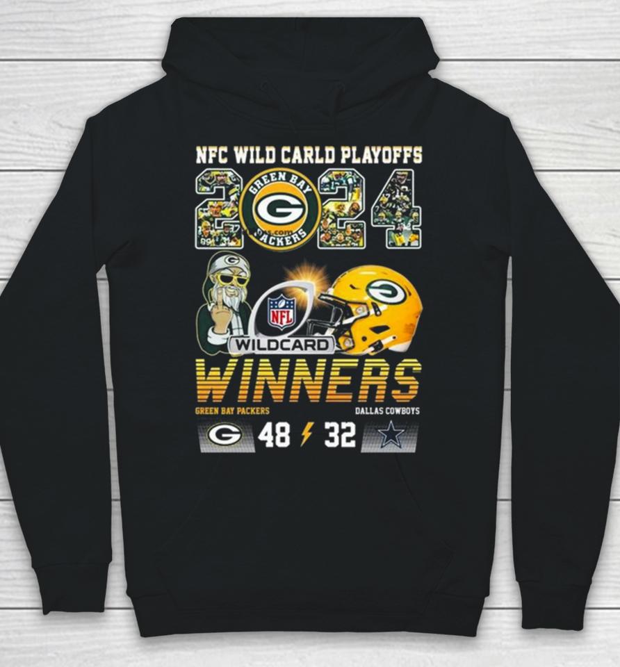 Nfc Wild Card Playoffs 2024 Winners Green Bay Packers 48 – 32 Dallas Cowboys Hoodie