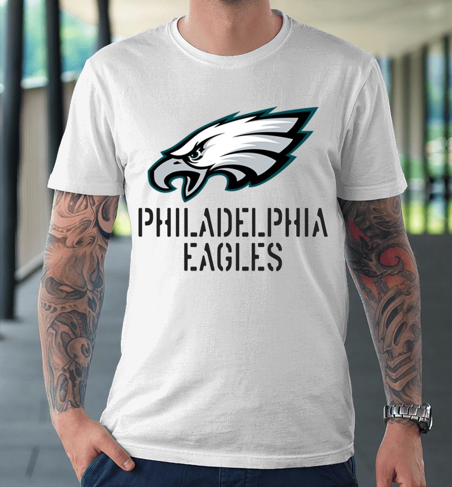 Nfl 2022 Fanatics Brands Men's Salute To Service Philadelphia Eagles Premium T-Shirt