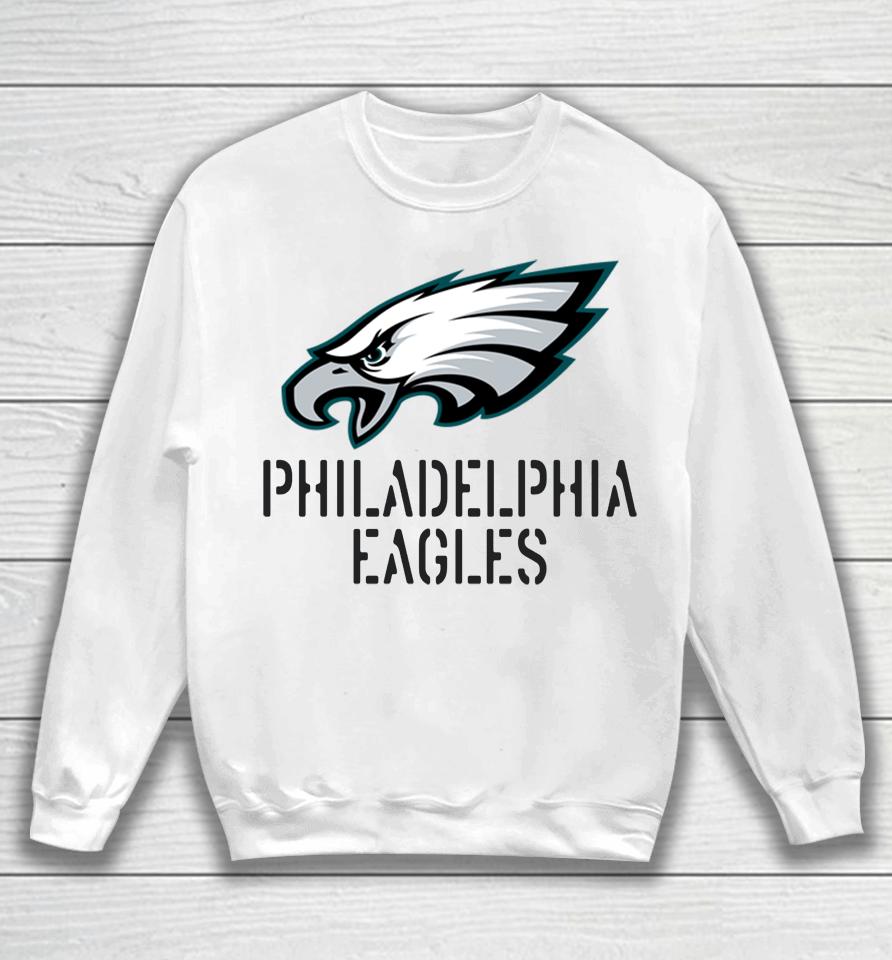 Nfl 2022 Fanatics Brands Men's Salute To Service Philadelphia Eagles Sweatshirt