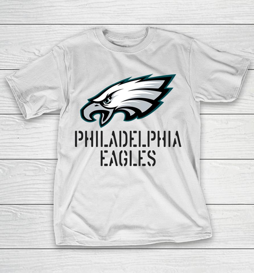 Nfl 2022 Fanatics Brands Men's Salute To Service Philadelphia Eagles T-Shirt