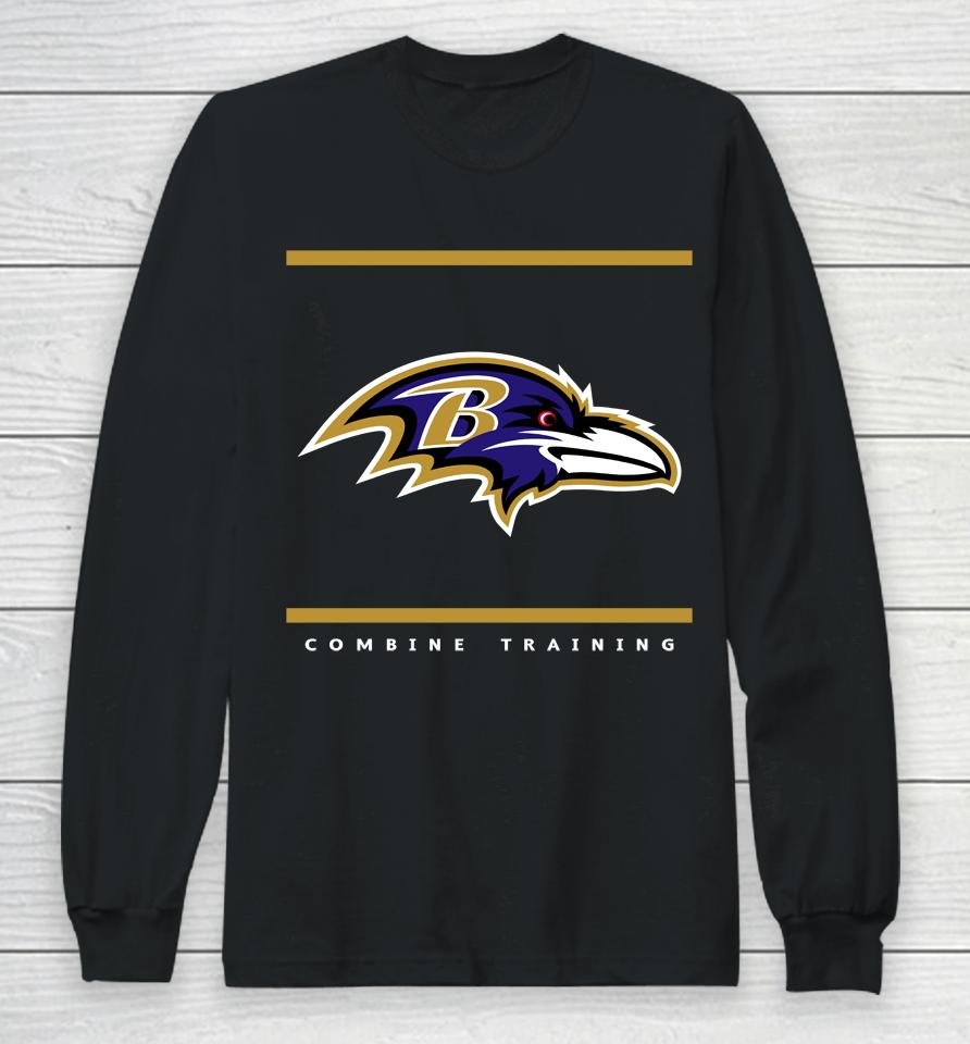 Nfl Baltimore Ravens New Era Combine Split Defense Long Sleeve T-Shirt