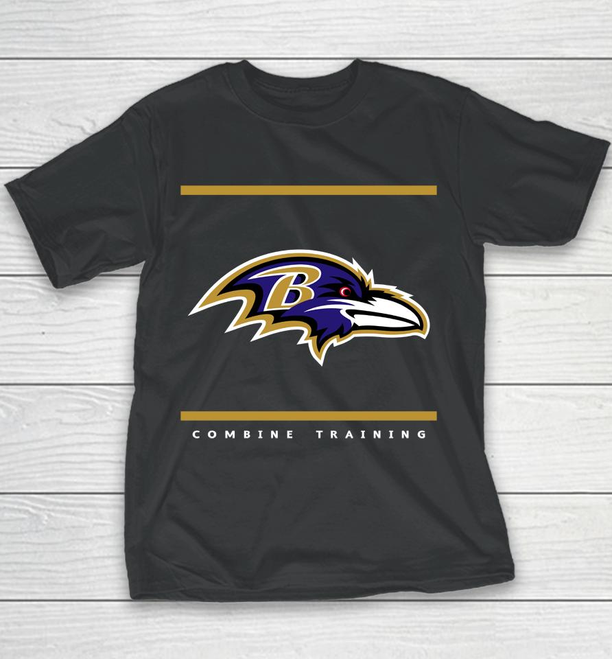 Nfl Baltimore Ravens New Era Combine Split Defense Youth T-Shirt