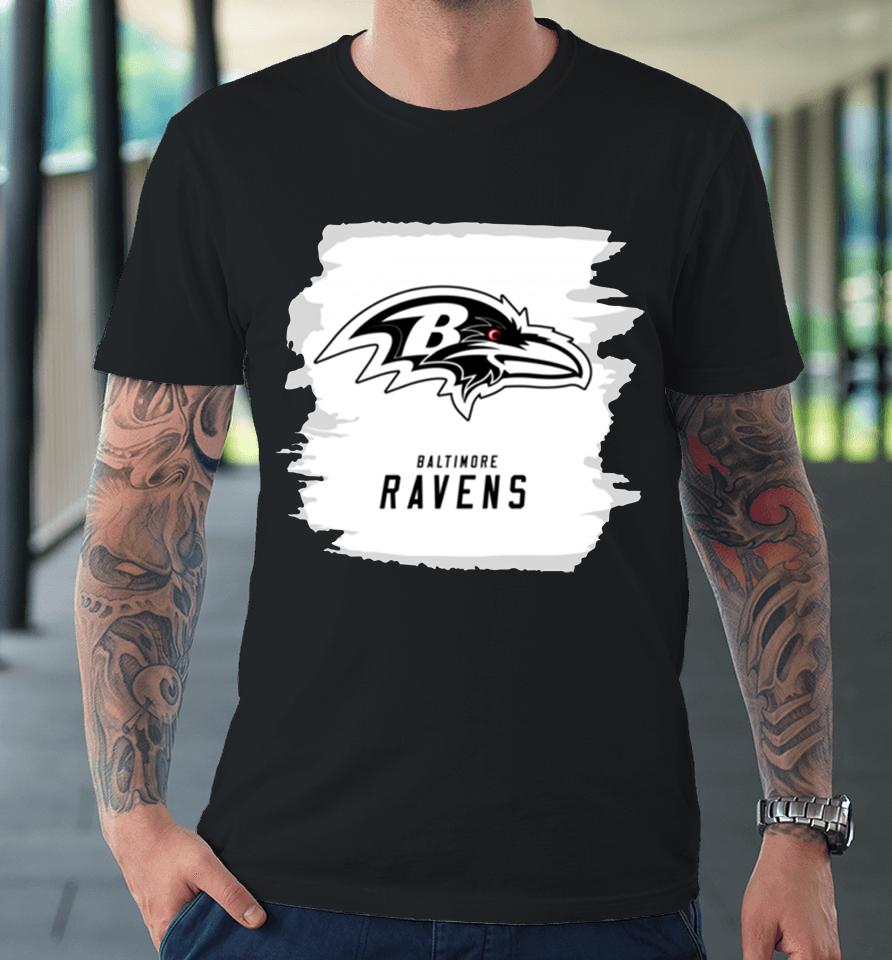 Nfl Baltimore Ravens New Era Paint Strokes Premium T-Shirt